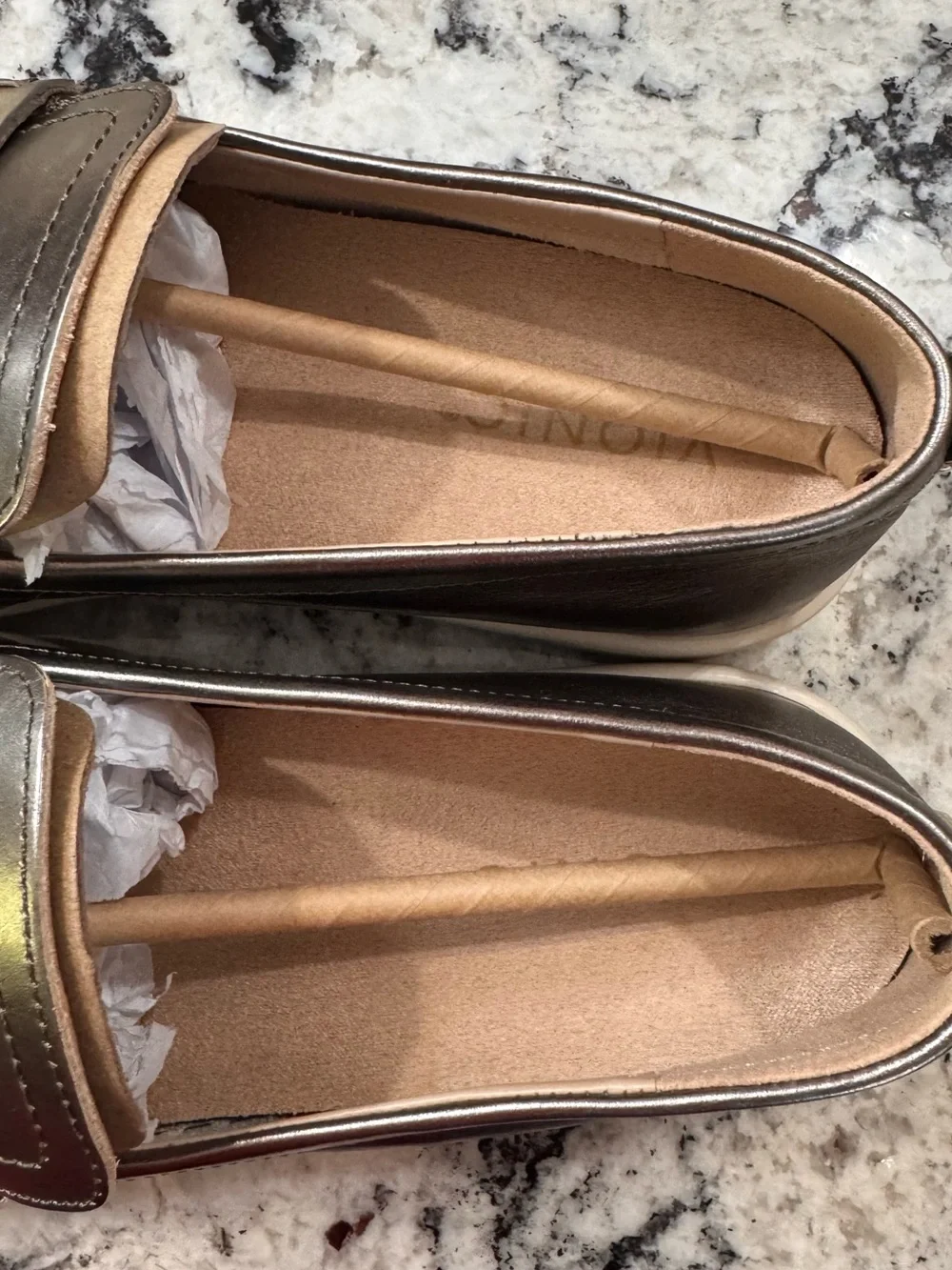 Michael Kors Womens NEW Bronze Loafers